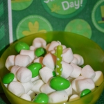 St. Patricks Day Marshmallows and M&Ms