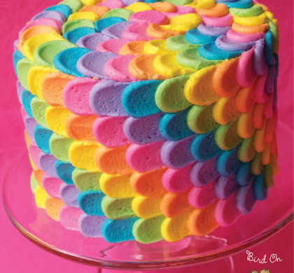 Rainbow Petal Cake Tutorial